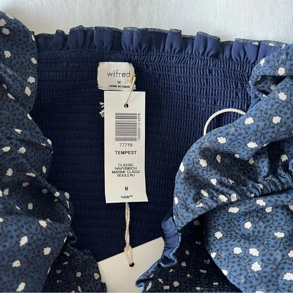 Wilfred Tempest Dress Navy Print - Picture 3 of 16